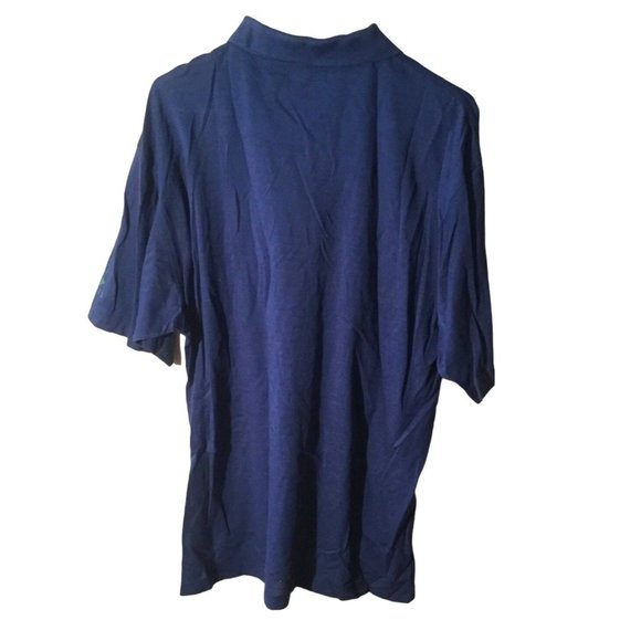 ELEVEN STRAIGHT Bryan Nelson Men's Large L Navy Blue Polo Shirt - Picture 2 of 3